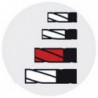 Fraise cylindrique longue, 3 dents, 45°, en carbure monobloc, sans revêtement, Ø d1 - h10 : 8,0 mm, Long. totale l1 63 mm, Long. coupe l2 16 mm