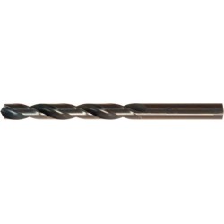 Foret hélicoïdal avec queue cylindrique courte, en acier à coupe rapide, Type N, DIN 338, profil rectifié, Ø h8 : 0,80 mm, Long. totale 30 mm