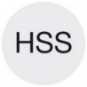 Lame de scie circulaire à métaux en acier à coupe rapide, DIN 1838-C, dent arrondie,avec présculpteur et resculpteur denture grossière, Ø j15 : 160 mm