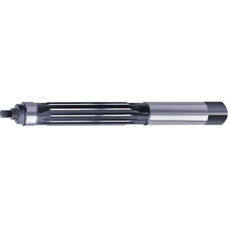 Alésoir à main, expansible, queue cylindrique, Ø nominal : 4,0 mm, Lames de 24 mm, Long. totale : 76 mm, queue Ø 4 mm
