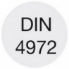 Outil à charioter coudé, DIN 4972 - ISO 2, carbure K 10/ K 20, à gauche, Queue vierkant : 12 x 12 mm, Long. totale 100 mm