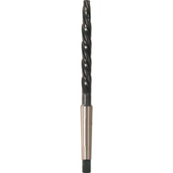 Alésoir de chaudronnier, queue CM, Ø nominal k11 : 25,00 mm, Petit Ø 17,5 mm, Long. totale 296 mm, Lames de : 180 mm, Long. d'entrée : 72 mm, CM : 3