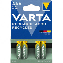 Pile rechargeable AAA 800mAh 4er Blister (Par 10)