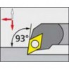 Barre d'alésage ISO 93° A..-SDUCR/L, à arrosage interne, Désignation : A25R SDUCL 11, Ø queue - dg7 25 mm, Dimensions Ø min. 34 mm