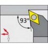 Porte-outils ISO 93° PDJNR/L, Désignation : PDJNR 2525 M15, Queue vierkant 25 x 25 mm, Dimensions l 150 mm, Dimensions l1 : 39 mm