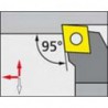 Porte-outils ISO 95° PWLNR/L, Désignation : PWLNL 2525 M08, Queue vierkant 25 x 25 mm, Dimensions l 150 mm, Dimensions l1 : 33 mm