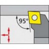 Porte-outils ISO 95° SCLCR/L, Désignation : SCLCR 1616 H09, Queue vierkant 16 x 16 mm, Dimensions l 100 mm, Dimensions l1 : 29 mm