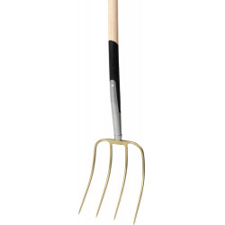 Fourche à fumier 220mm 4 dents avec manche 