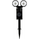 Spot de jardin LED Spike Countdown avec piquet de sol 2x 6x05W noir