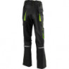 Pantalon femme FORTIS 24 noir/vert citron taille 38