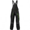 Salopette FORTIS H 24 noir/vert citron taille 52