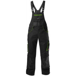 Salopette FORTIS H 24 noir/vert citron taille 64