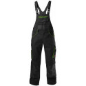 Salopette FORTIS H 24 noir/vert citron taille 64
