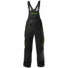 Salopette FORTIS H 24 noir/vert citron taille 64