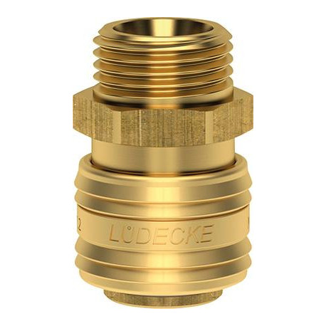Raccord rapide NW 72mm Laiton Serie ES AG G1/2 LÜDECKE