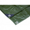 Bâche textile 2 x 3 m 140g/m² vert