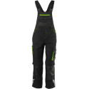 Salopette enfant FORTIS 24 noir/vert citron Taille 158-164