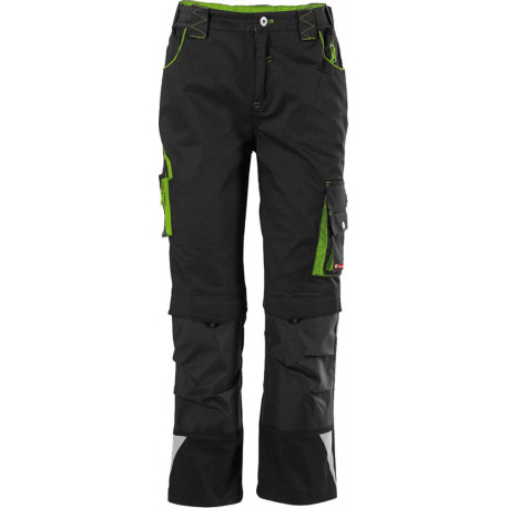 Pantalon enfant FORTIS 24 noir/vert citron Taille 110-116
