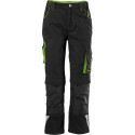 Pantalon enfant FORTIS 24 noir/vert citron Taille 110-116