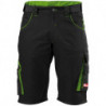 Short homme FORTIS 24 noir/vert citron taille 50
