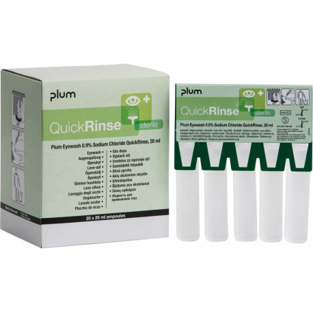 Ampoules de lavage oculaire Quick (recharge de 5 pièces)