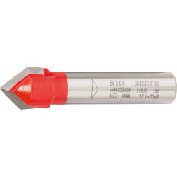 Fraise à rainurer en V HM 90 G Ø12,7x10,0x44,5 mm Bosch