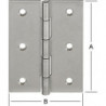Charnières 60X46 mm acier inoxydable(V2A)