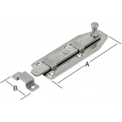 Loquet de fenêtre droit 80X30mm.Est (V2A)