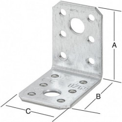 Equerre 90X90X40 galvanisé.. CE (Par 5)