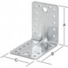 Equerre 90X90X65 galvanisé.. CE