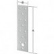 Plaques perforées 100X300mm galvanisé.. CE