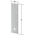 Plaques perforées 100X300mm galvanisé.. CE
