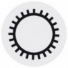 Jeu de limes à clé, avec manche en bois, 6 éléments, dans une boîte en fer blanc, Long. : 100 mm, Taille 2