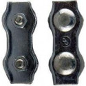 Collier de serrage duplex, acier, électrozingué 4.0mmx40 M5 (Par 50)