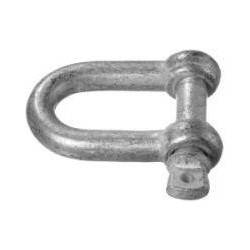 Manille droite galva 14.0mm-9/16 (Par 25)