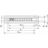 Vis d'ancrage MULTI-MONTI-plus F 7.5x45/10 A4 (Par 50)