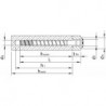 Vis d'ancrage MULTI-MONTI-plus P 7.5x55/5/20 A4 (Par 50)