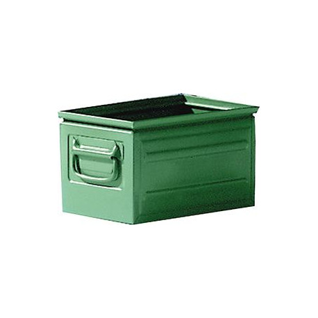 Boîte de transport gerbable acier taille 4 vert L140xP200x130 mm