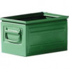 Boîte de transport gerbable acier taille 4 vert L140xP200x130 mm