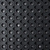 Tapis nid d'abeille (caillebotis) SBR/NR. noir. plafond ouvert. 13 mm. 100x920cm