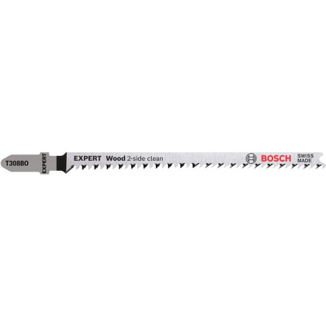 Lame de scie sauteuse a 25 Unité T 308 BO Bosch