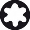 Clé polygonale double pour vis TORX® mâle, Cote s/plats : E 10 x E 12, Long. 140 mm, Pour vis M8 à M10