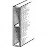 Règle aluminium 100 x 18 mm - 2 m Robuste FORTIS