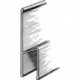 Règle H alu 114 x 25 mm - 1 m TOP qualité FORTIS