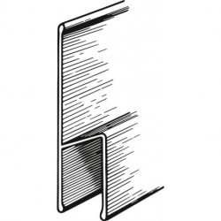 Règle H alu 114 x 25 mm - 1.5 m TOP qualité FORTIS