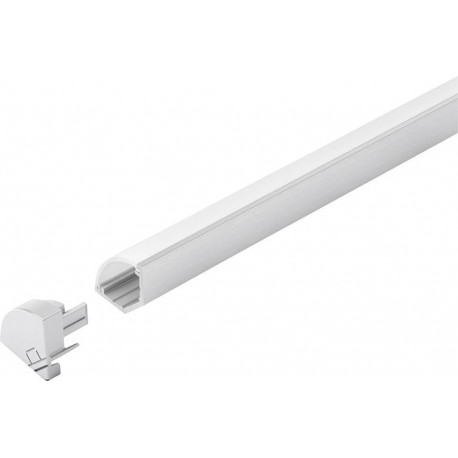 Profil ChannelLine H 10er Set L3m.Alu/couvercle opal