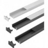 Profil ChannelLine D Profil opalL2m Alu-+ profil de couverture