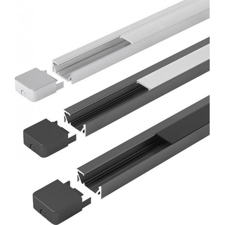 CL G1.black.dark 10Set L3m Alu-+ profil de couverture