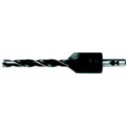Jeu de fraises HSSmit CV-foret hélicoïdal à bois 7/20mm x 109mm Fisch