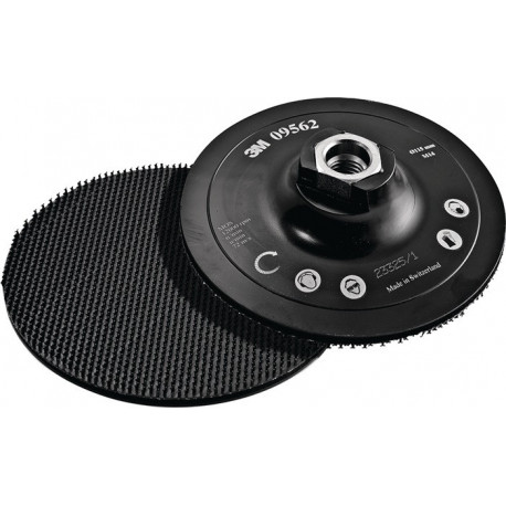Plateau-support Scotch Brite DH-AC D. 125 mm M14 autoagrippant 3M
